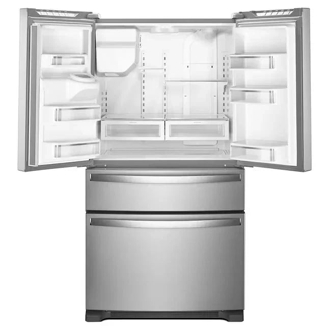 Whirlpool 24.5-cu ft 4-Door French Door Refrigerator with Ice Maker (Fingerprint Resistant Stainless Steel) ENERGY STAR